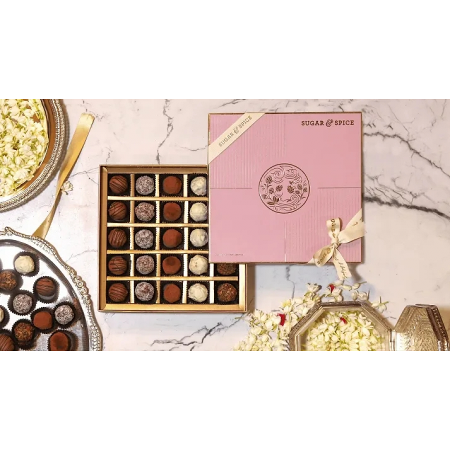 Peony Belgian Truffle Chocolates