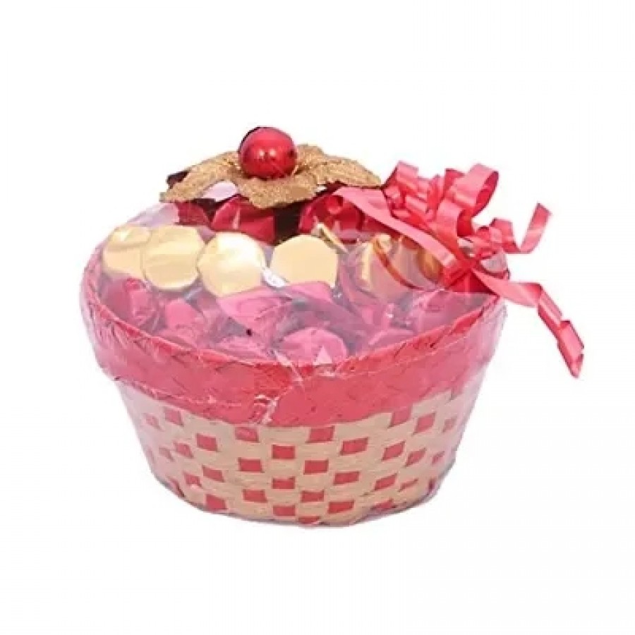 Skylofts Lovely Chocolate Basket with 25pc Chocolates (Chocolate Basket)