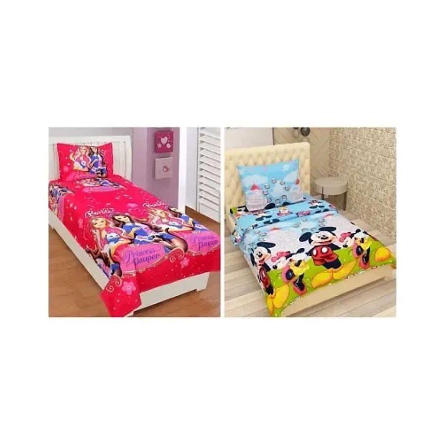 BUY 1 GET 1 FREE Poly Cotton Single Bedsheet