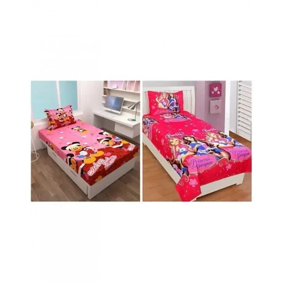 BUY 1 GET 1 FREE Poly Cotton Single Bedsheet