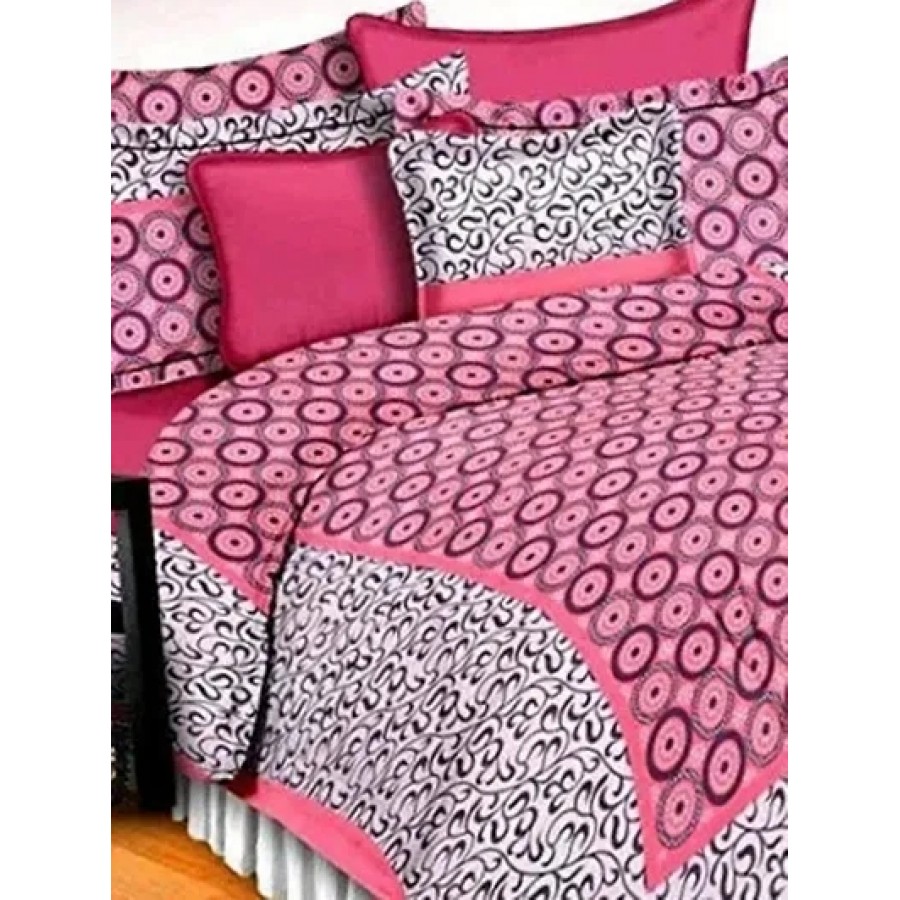 Beautiful Cotton Printed Bedsheet With Two Pillow Covers