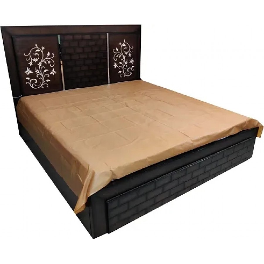 Comfortable PVC Solid Fitted  Flat Golden Bedcover