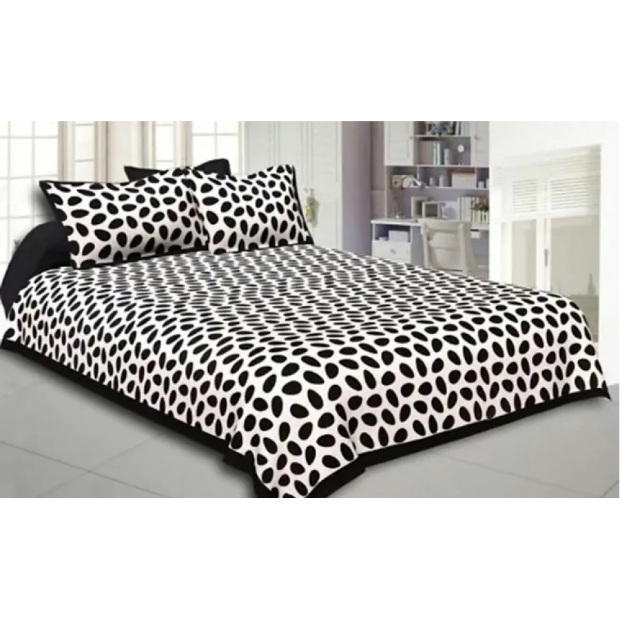 Cotton Bedsheet with 2 Pillowcover