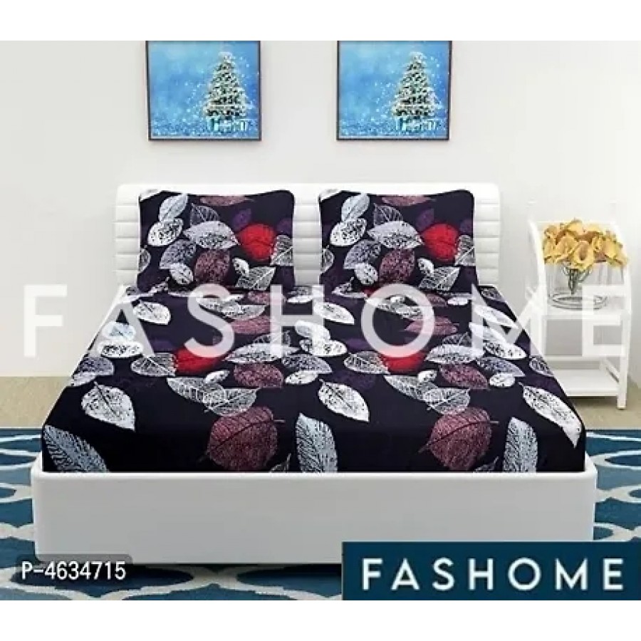 FasHome Queen Bedsheet 90*100 Inch with 2 Pillowcovers