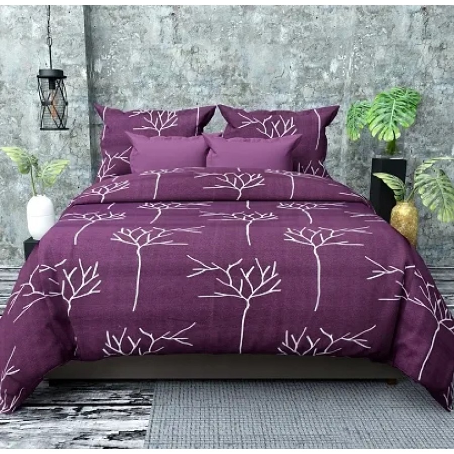 Queen Bedsheet with 2 Pillow Covers