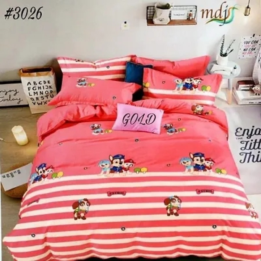 SUPER SOFT 210TC GLACE COTTON  DOUBLE BEDSHEET