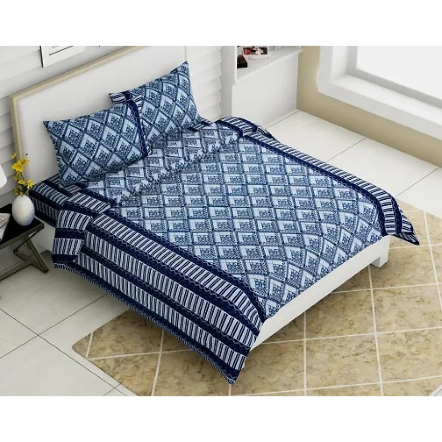 Yuvaan pure cotton bedsheet with 2 pillow covers