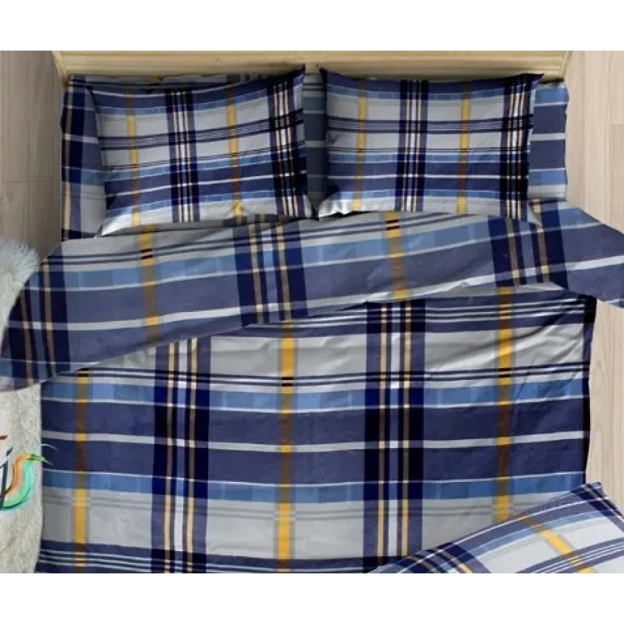 glace cotoon double beedsheet with jumbo pillow covers