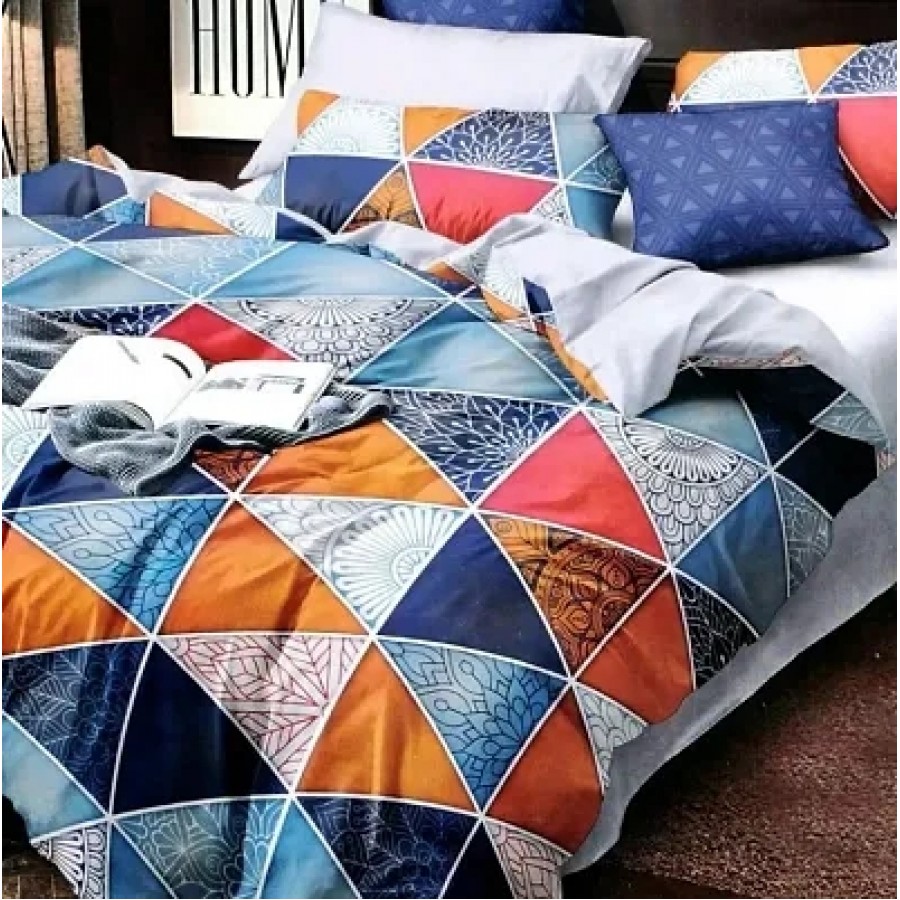 glace cotoon double beedsheet with jumbo pillow covers