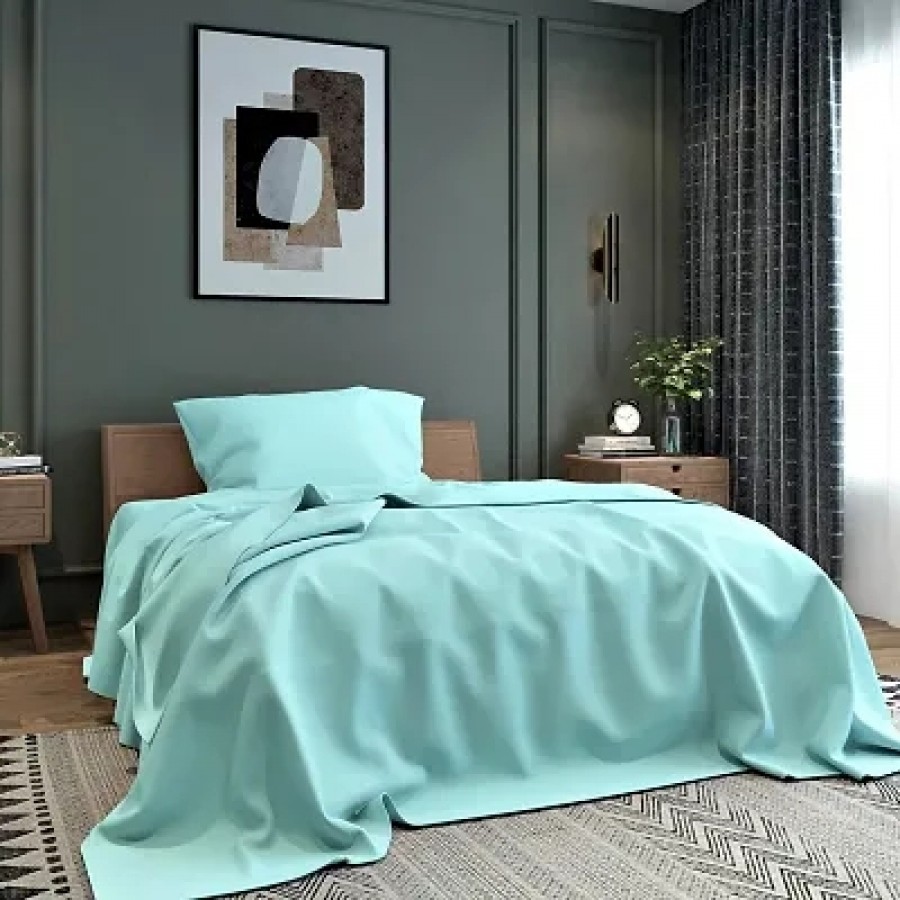 Microfiber Single Bedsheet 90*60 with 2 Pillowcovers