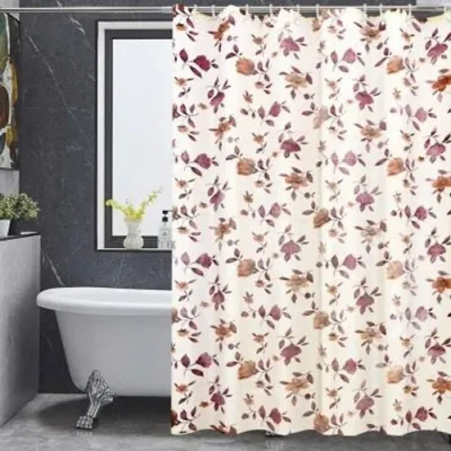 Set of 1 PVC Printed Designer Curtains (Width-54Inches X Height-84Inches) 7ft