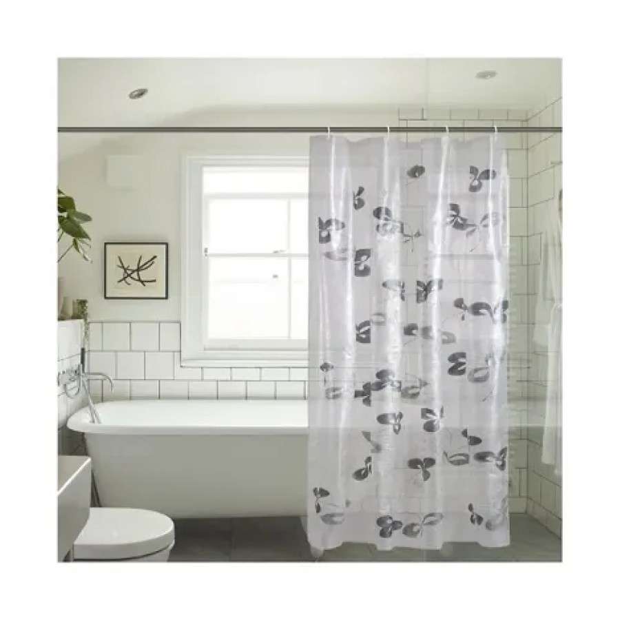 Set of 1 PVC Printed Designer Curtains (Width-54Inches X Height-84Inches) 7ft