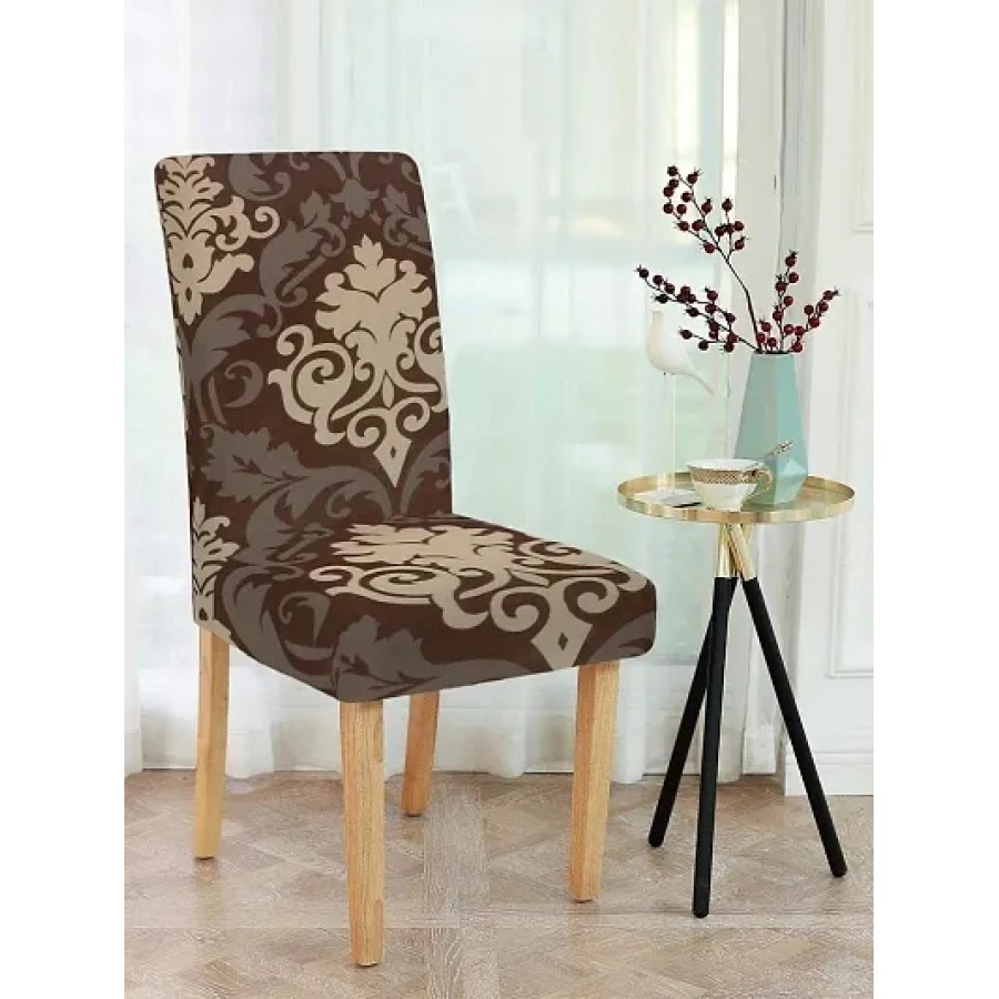 FasHome Elastic Chair Cover/Stretchable Removable  Washable Cover (Single Pcs Chair Cover)