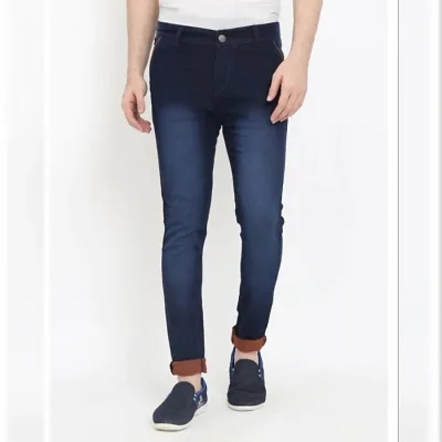 Trendy Stylish Denim Stretchable Mid-Rise Jeans