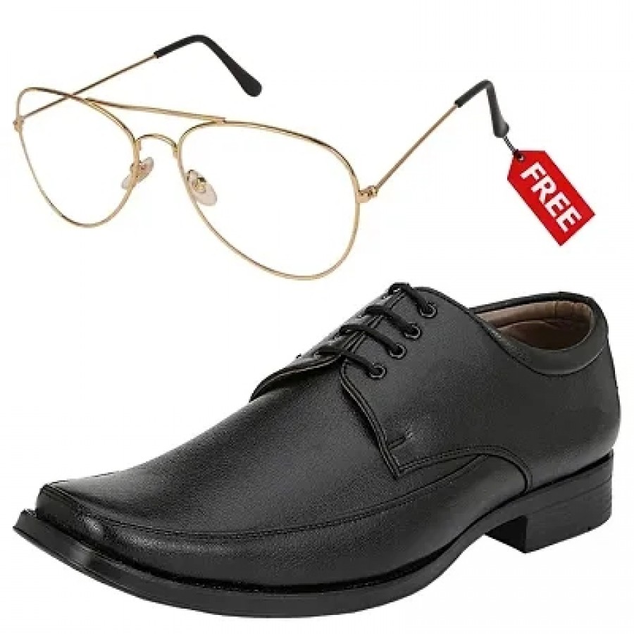 Black Pu Derbys For Men