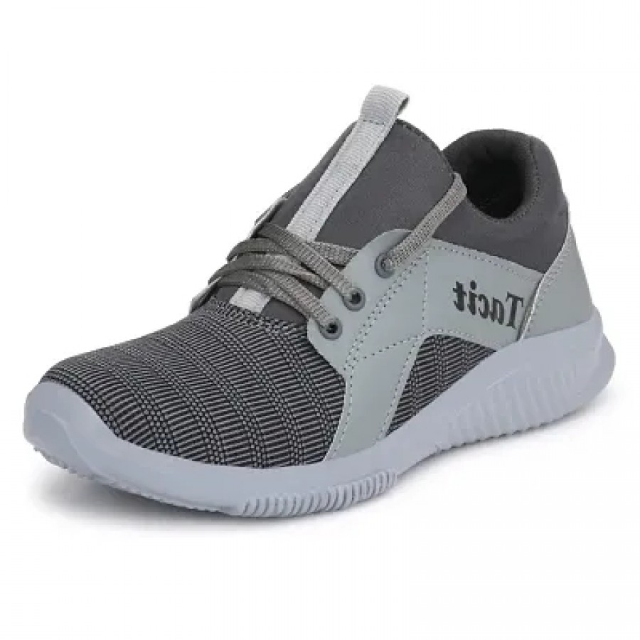 Canvas Sneakers For Men  (Grey)