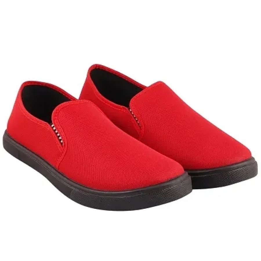 Creation Garg Men's Captain Shoes (Red  Black)