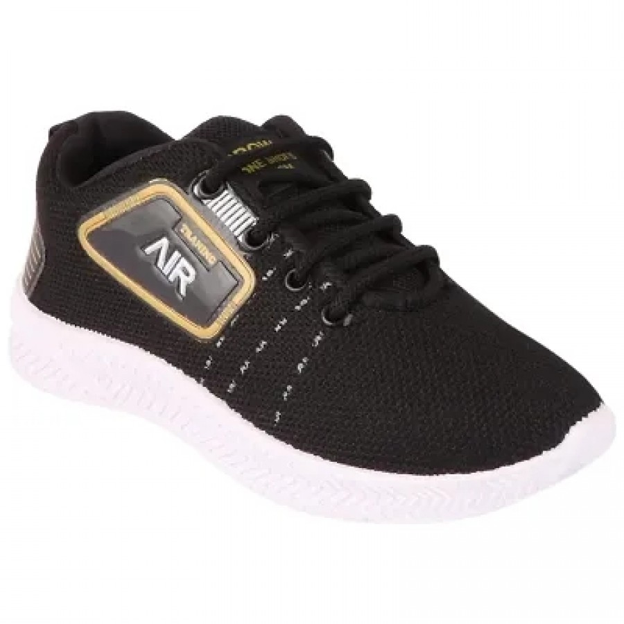 Creations Garg Men PVC Sole Casual Shoes Lastest (Black)-NEXXUS Black_P