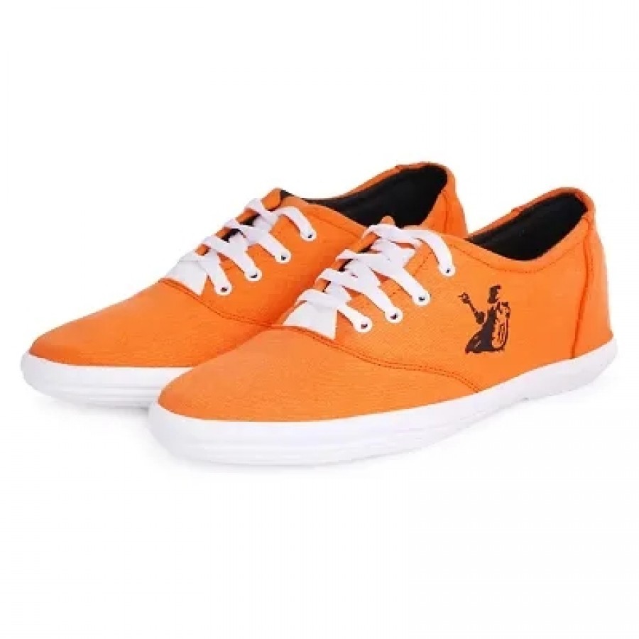 KANEGGYE Sneakers Shoes for Men Orange