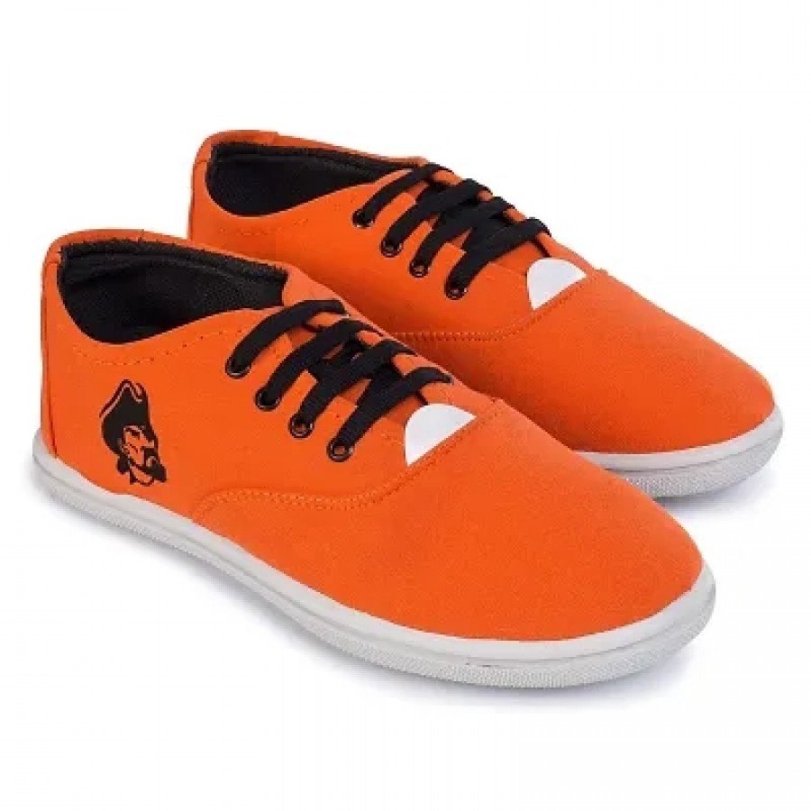 KANEGGYE Sneakers Shoes for Men Orange