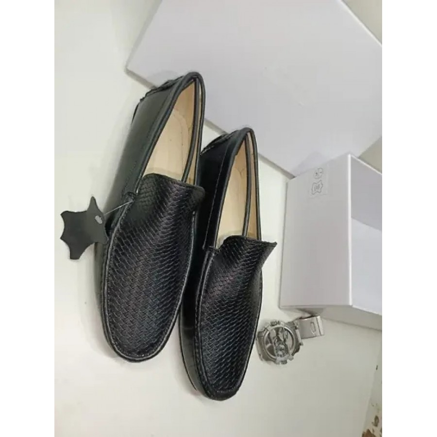 Leather loafers