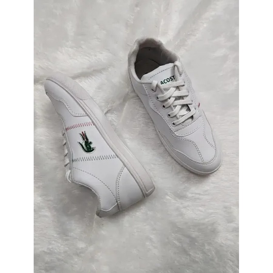 Stylish White Synthetic Colourblocked Lifestyle Shoes For Men