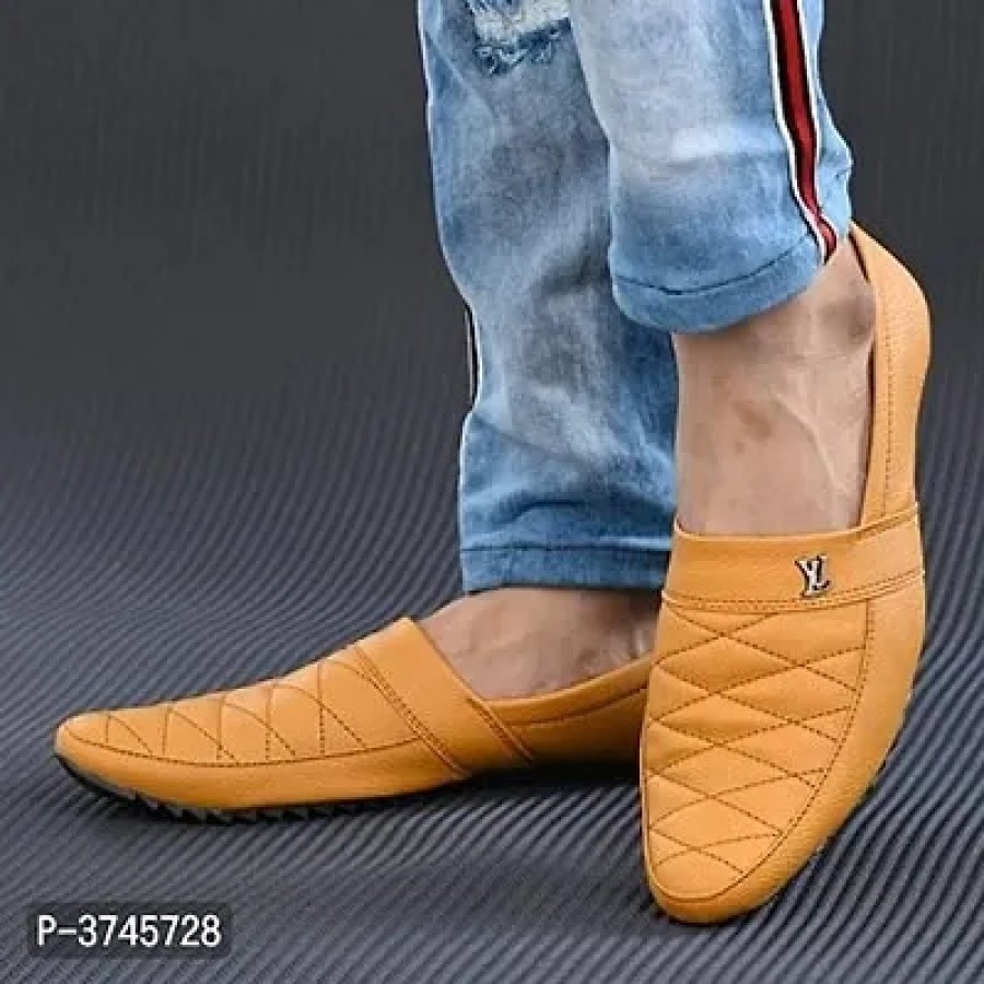 Tan Casual Party Wear Shoes For Men's