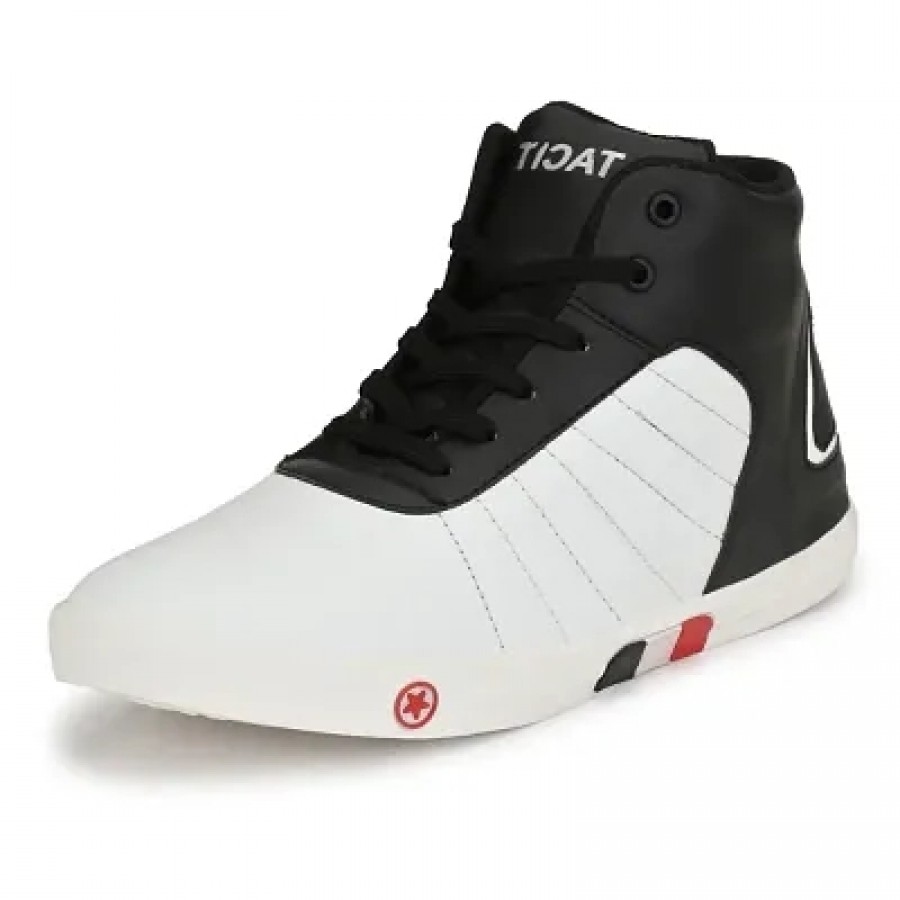 Trendy PVC Sneakers Shoes For Men  (Black)