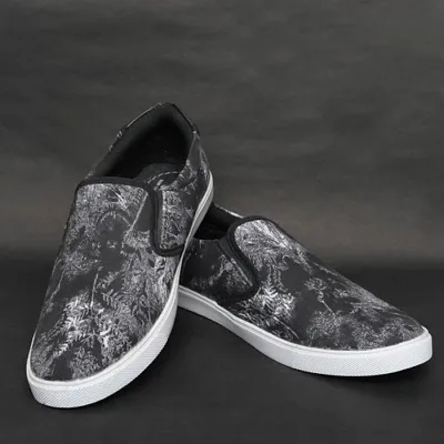 Trendy Printed Slip On Sneakers for Men