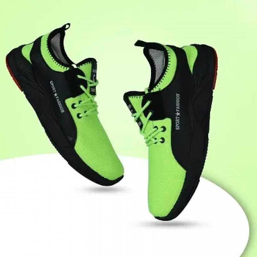 Green Eva Sneakers For Men