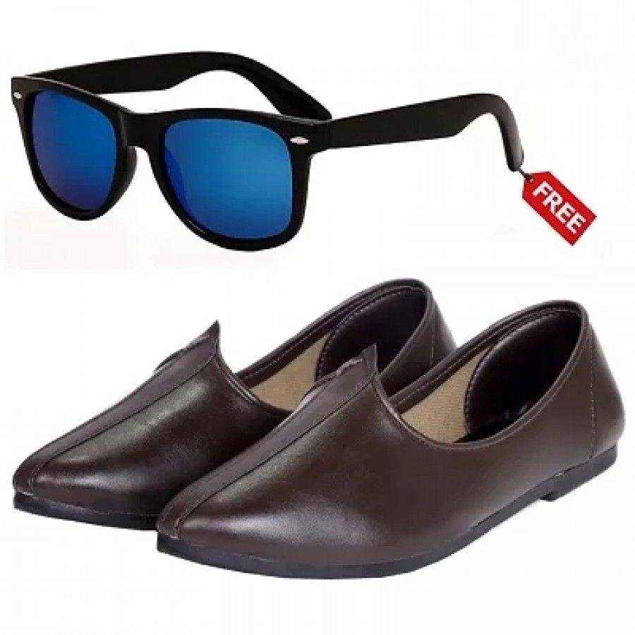 Vitoria Classic  Fashionable Men Jutti With Free Unisex Sunglasses