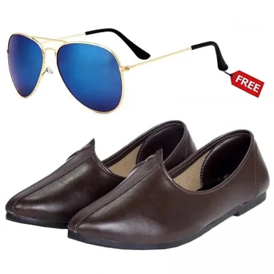 Vitoria Classic  Fashionable Men Jutti With Free Unisex Sunglasses