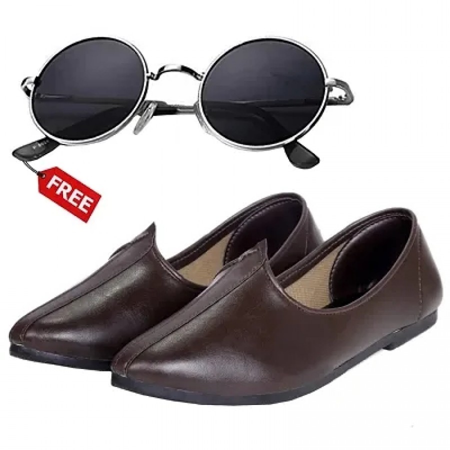 Vitoria Classic  Fashionable Men Jutti With Free Unisex Sunglasses