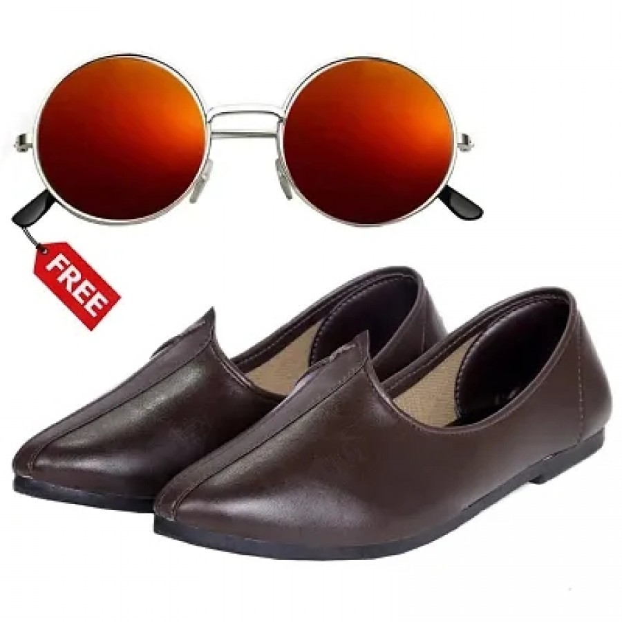 Vitoria Classic  Fashionable Men Jutti With Free Unisex Sunglasses