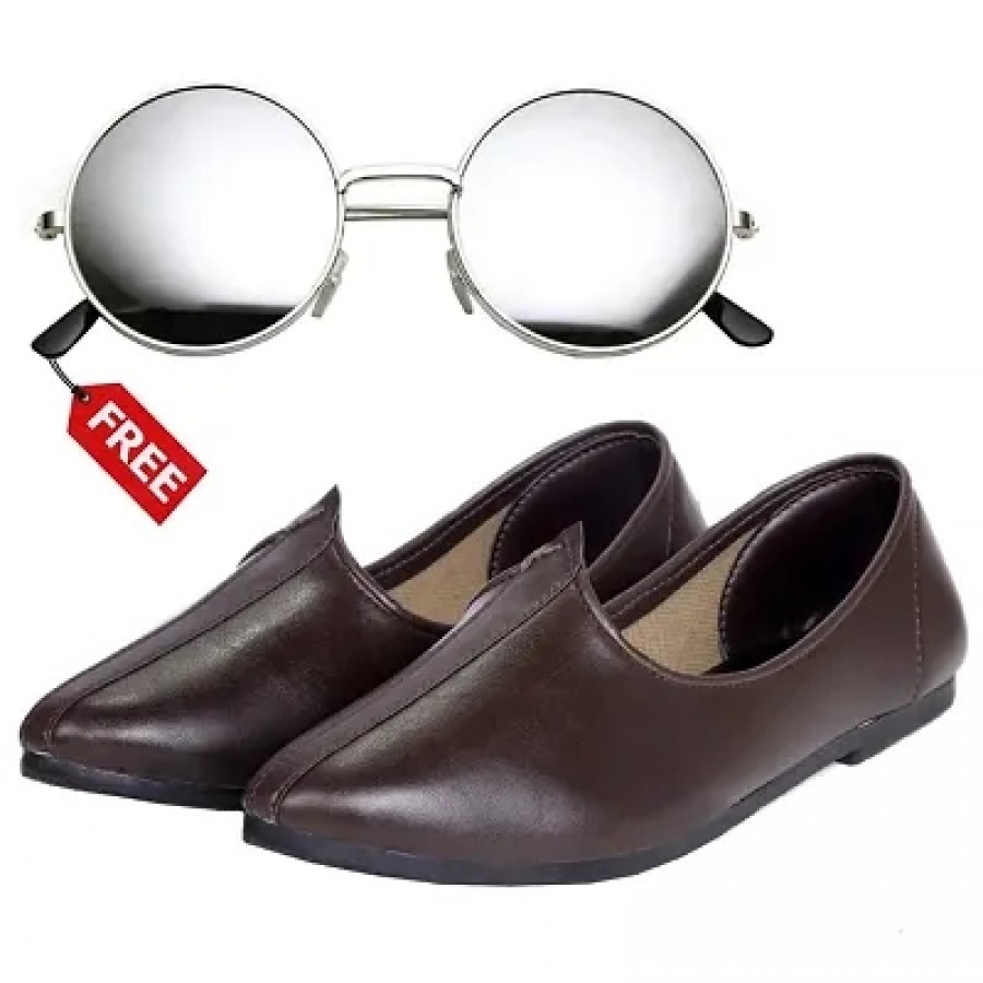 Vitoria Classic  Fashionable Men Jutti With Free Unisex Sunglasses