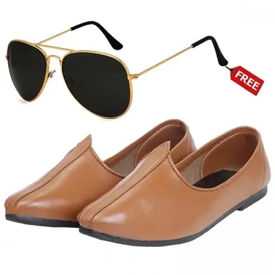 Vitoria Classic  Fashionable Men Jutti With Free Unisex Sunglasses