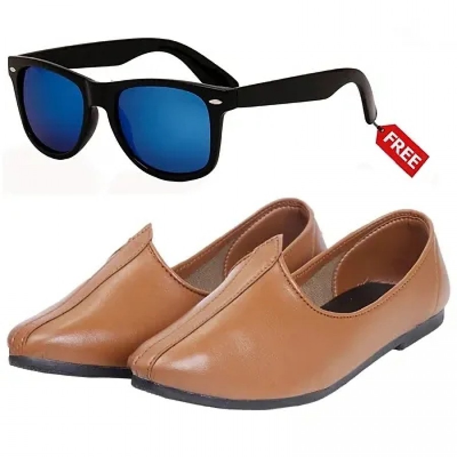 Vitoria Classic  Fashionable Men Jutti With Free Unisex Sunglasses