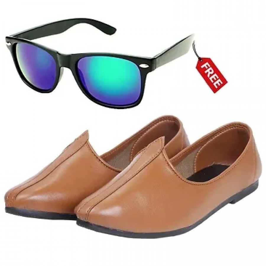 Vitoria Classic  Fashionable Men Jutti With Free Unisex Sunglasses