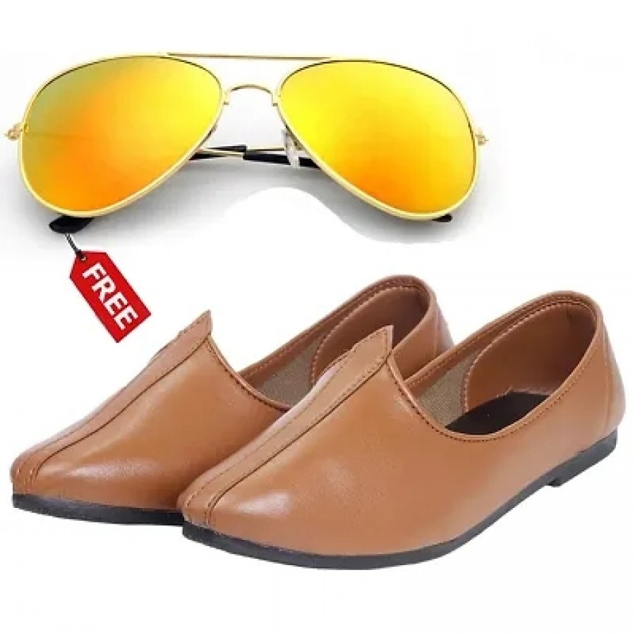 Vitoria Classic  Fashionable Men Jutti With Free Unisex Sunglasses