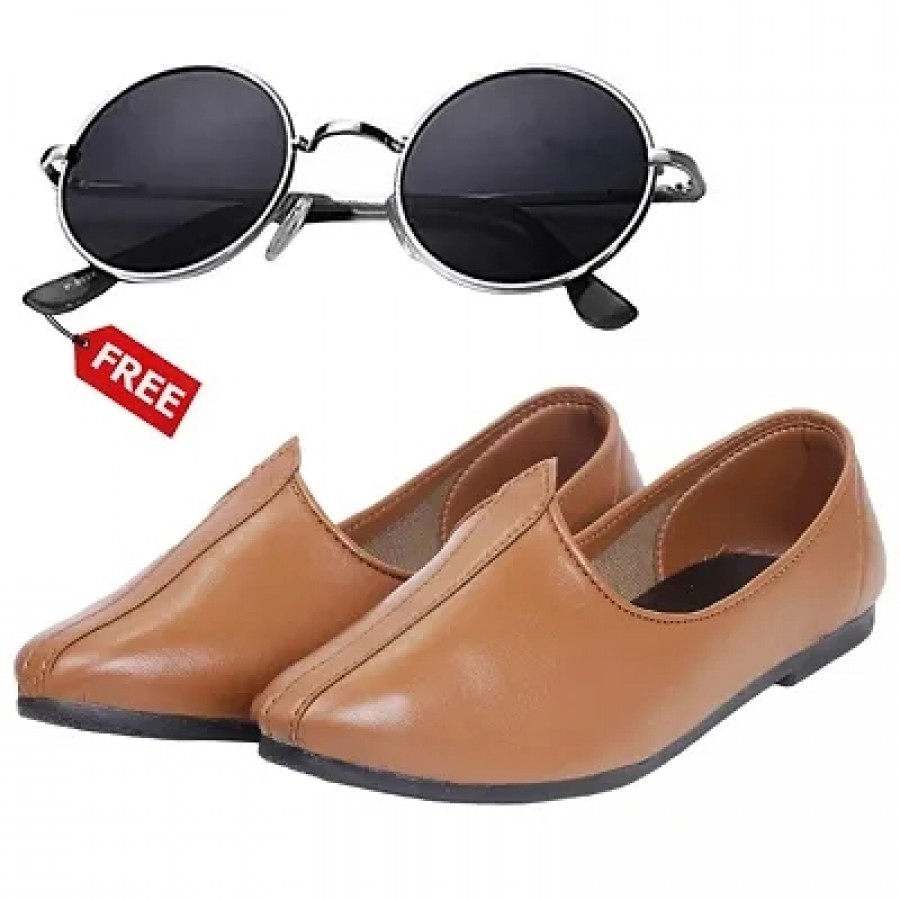 Vitoria Classic  Fashionable Men Jutti With Free Unisex Sunglasses