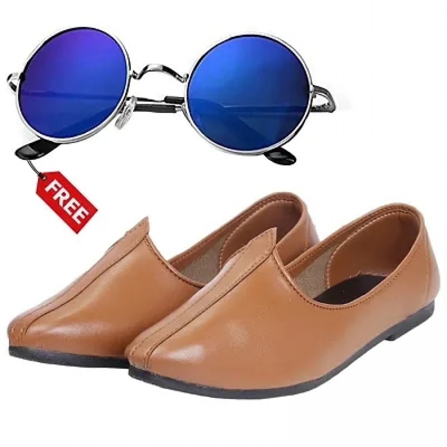 Vitoria Classic  Fashionable Men Jutti With Free Unisex Sunglasses