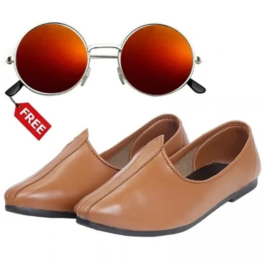 Vitoria Classic  Fashionable Men Jutti With Free Unisex Sunglasses