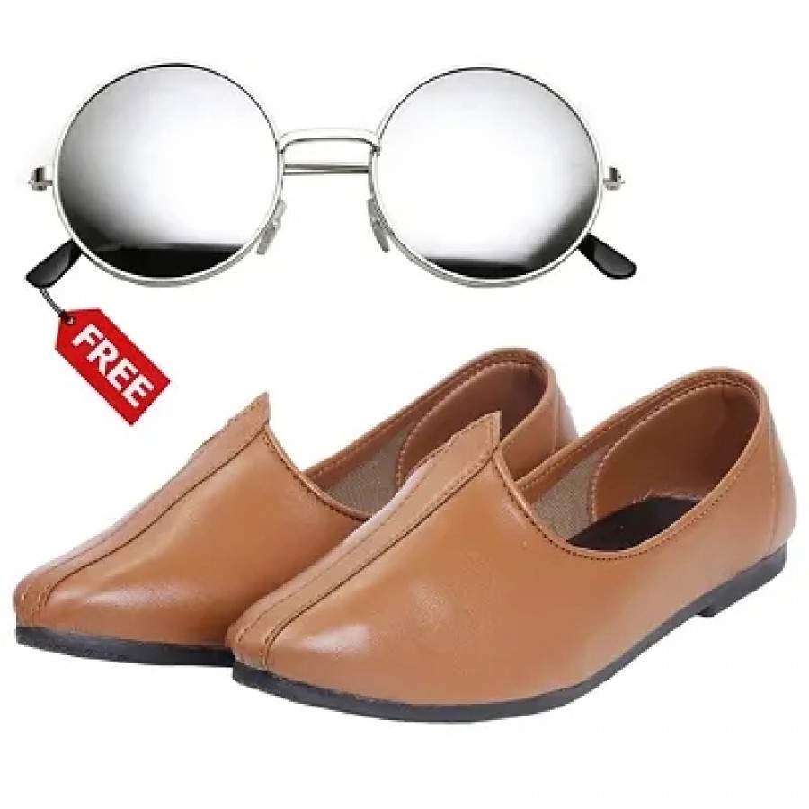 Vitoria Classic  Fashionable Men Jutti With Free Unisex Sunglasses