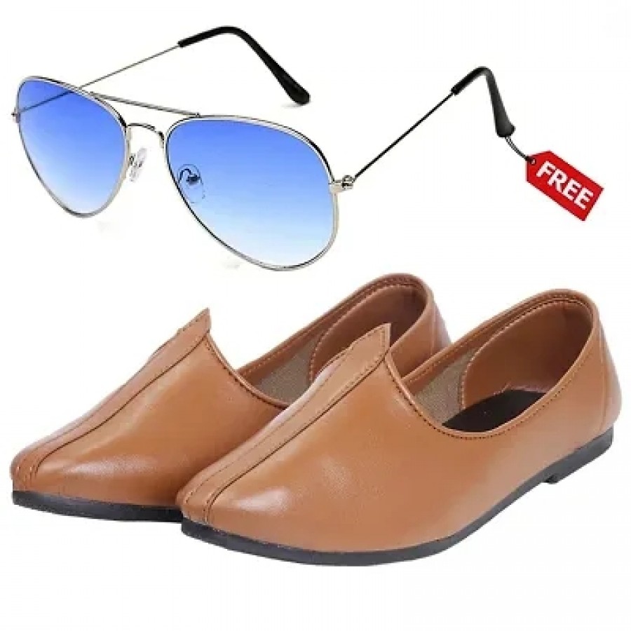 Vitoria Classic  Fashionable Men Jutti With Free Unisex Sunglasses