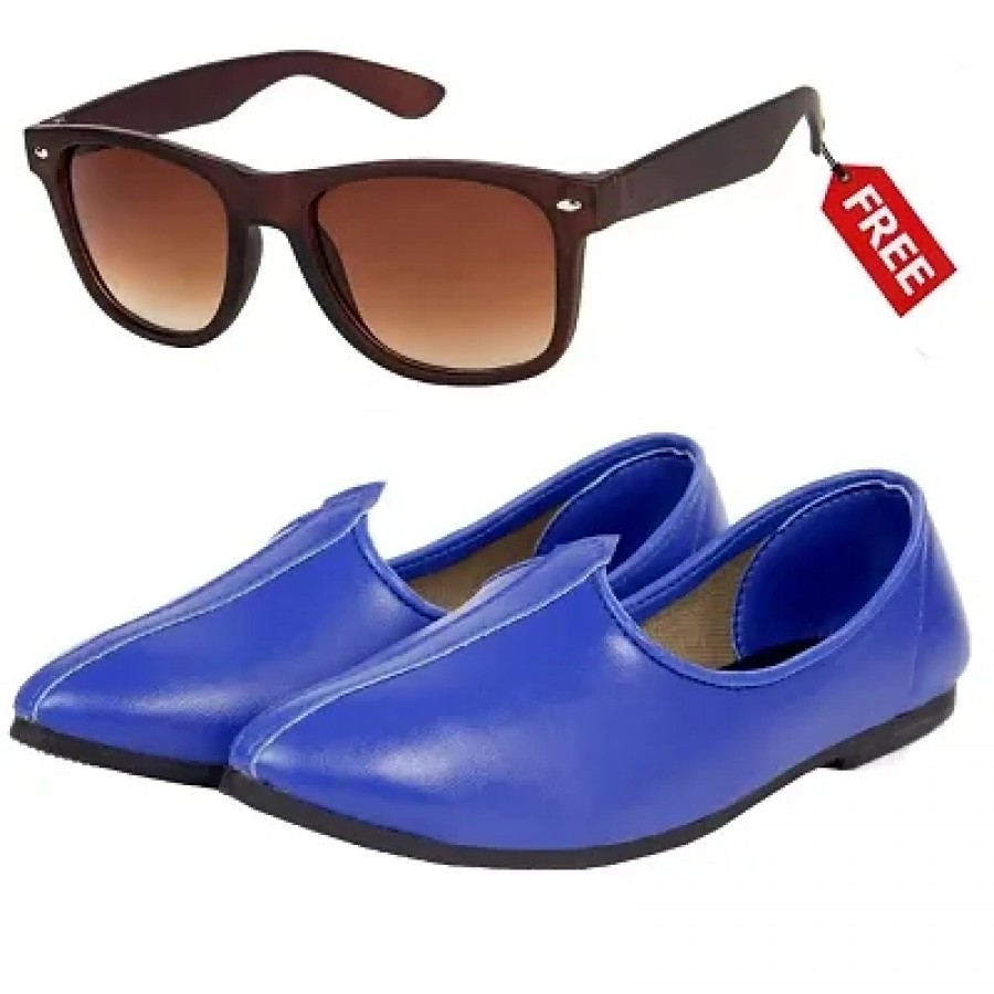 Vitoria Classic  Fashionable Men Jutti With Free Unisex Sunglasses