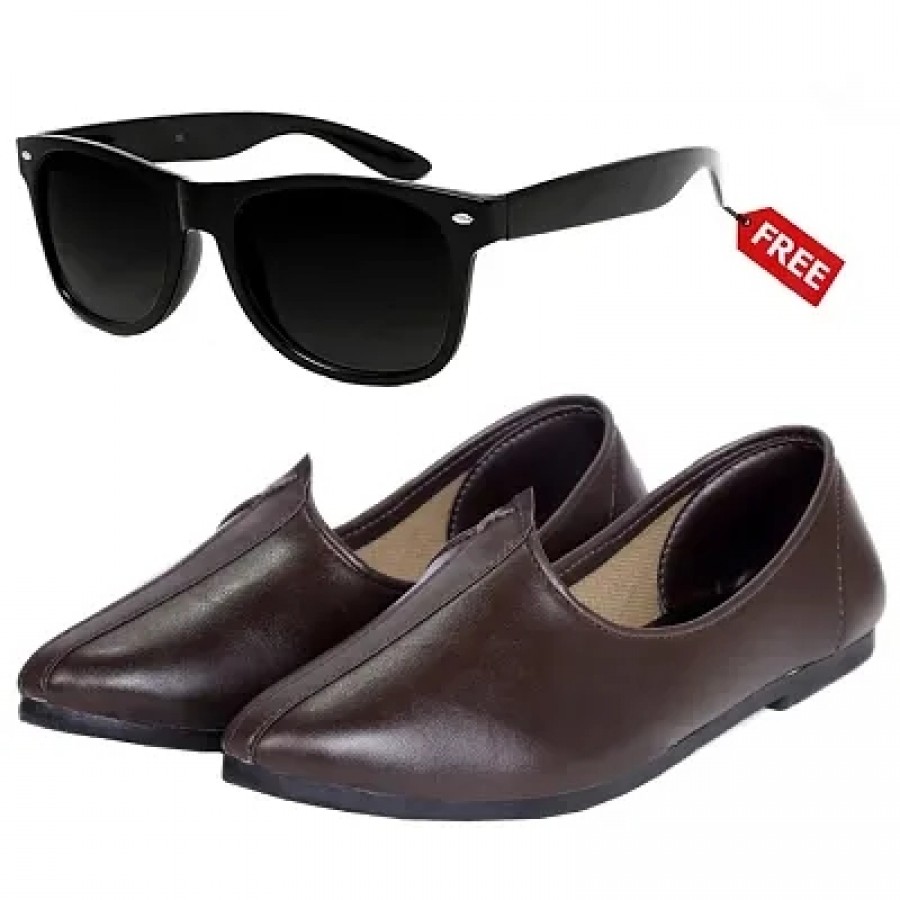 Vitoria Classic  Fashionable Men Jutti With Free Unisex Sunglasses