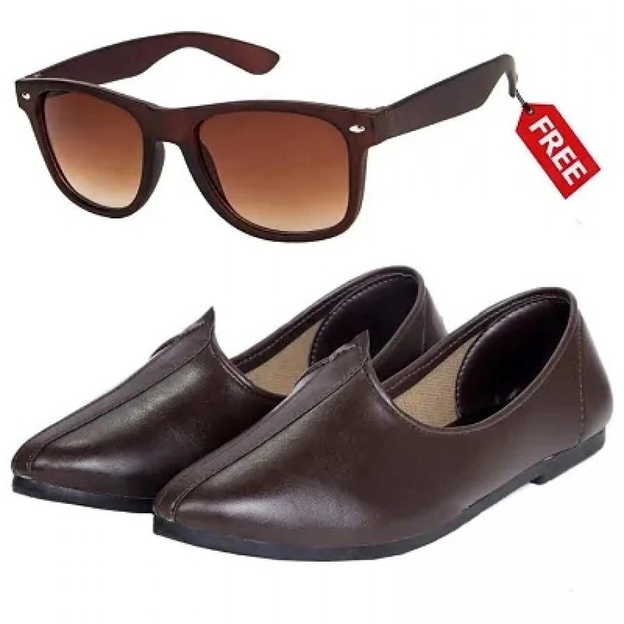 Vitoria Classic  Fashionable Men Jutti With Free Unisex Sunglasses