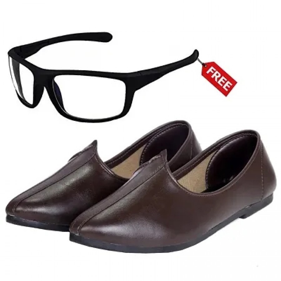 Vitoria Classic  Fashionable Men Jutti With Free Unisex Sunglasses