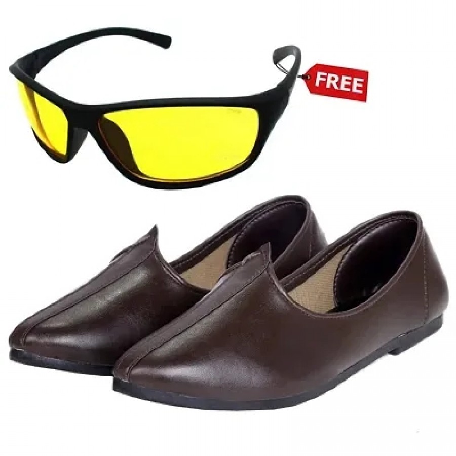 Vitoria Classic  Fashionable Men Jutti With Free Unisex Sunglasses