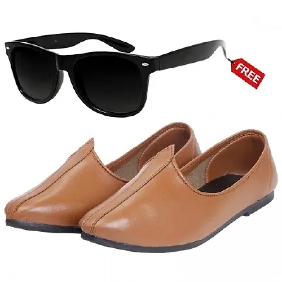 Vitoria Classic  Fashionable Men Jutti With Free Unisex Sunglasses